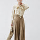 SENTUBILA Lyocell Lace-Up Blouse - Loose Fit Spring 2025 Office Shirt for Women