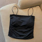 Ice Silk Padded Camisole - Stylish Backless Summer Top for Women