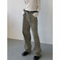 Leopard High-Waist Wide-Leg Jeans - Y2K Harajuku Streetwear Denim Pants for Women