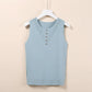 Elegant Knit V-Neck Tank Top - Sleeveless & Striped