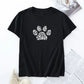 Plus Size 100% Cotton Graphic Tee - Short Sleeve Summer Top
