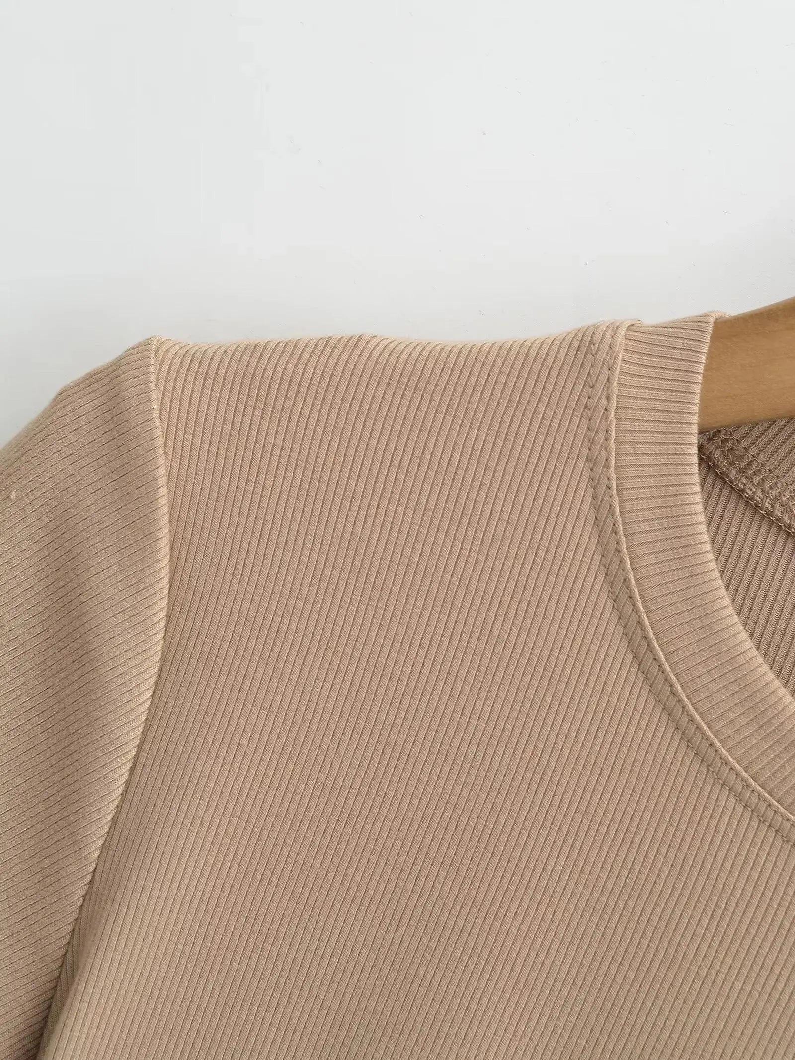 Stretchable Knit Bodysuit - Short Sleeve O-Neck Summer Basic (14 Colors)