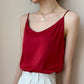 Real Silk V-Neck Camisole - Black & White, Spring/Summer 2023