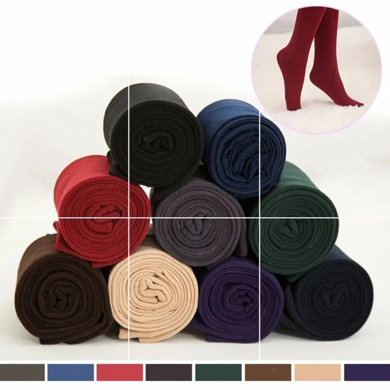 Velvet Fleece-Lined Thermal Leggings – Thick, Warm, and Stretchy Winter Pants
