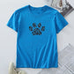 Plus Size 100% Cotton Graphic Tee - Short Sleeve Summer Top