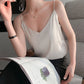 Real Silk V-Neck Camisole - Black & White, Spring/Summer 2023