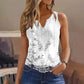2024 Painted V-Neck Camisole - Casual Summer Tank Top