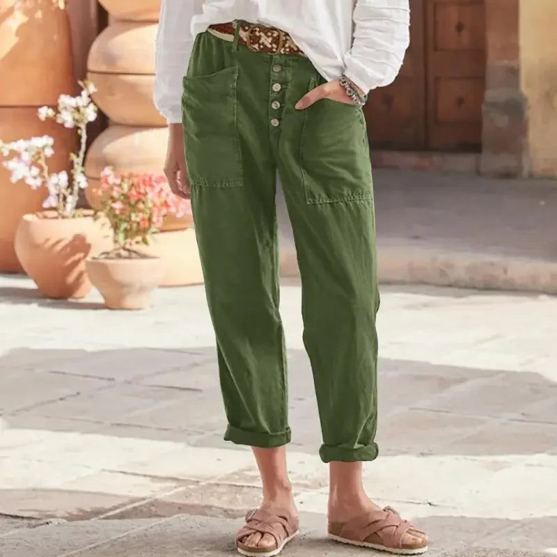 2025 Spring Oversized Cotton Linen Pants – Casual & Trendy