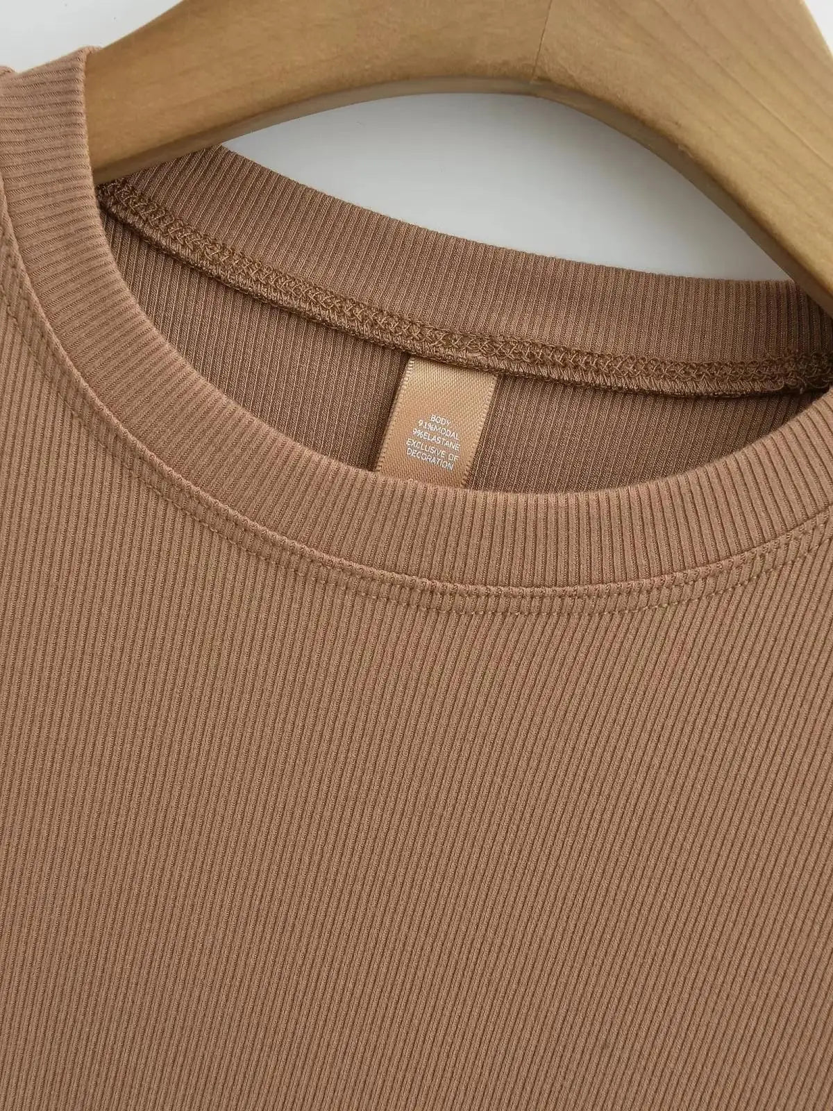 Stretchable Knit Bodysuit - Short Sleeve O-Neck Summer Basic (14 Colors)