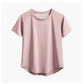 DRUR Quick-Dry Yoga Shirt - Round Neck, Short Sleeve Sportswear 2025