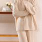 100% Merino Wool Embroidered Cardigan - Floral V-Neck, Autumn/Winter 2024