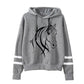 Horse Graphic Sweatshirt - Long Sleeve Casual Pullover