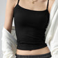 Spaghetti Strap Knit Camisole - Slim Fit Sleeveless Basic Tank