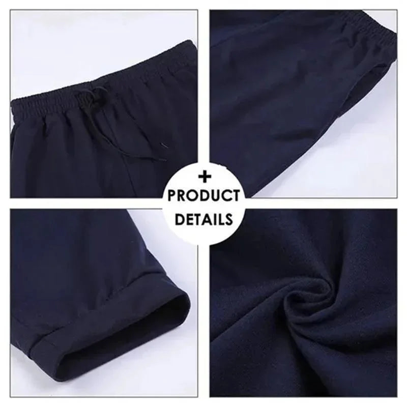Trendy Hip Hop Sweatpants – Casual Print, Drawstring Waist, Versatile Trousers with Pockets