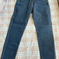 High-Waist Skinny Pencil Jeans - Stretch Denim Ankle-Length Pants