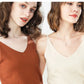 Cashmere Wool Camisole - V-Neck Knitted Base Vest (2023)