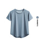 DRUR Quick-Dry Yoga Shirt - Round Neck, Short Sleeve Sportswear 2025