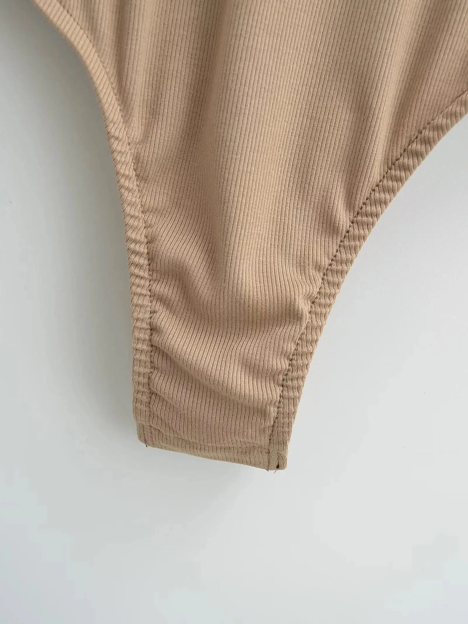 Stretchable Knit Bodysuit - Short Sleeve O-Neck Summer Basic (14 Colors)