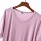 Plus Size Modal T-Shirt - Short Sleeve O-Neck Summer Top (XL-6XL)