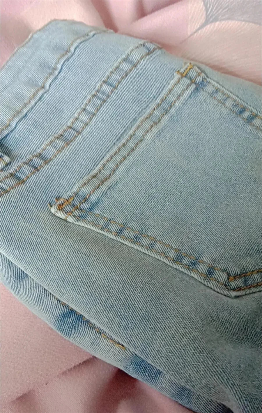 High-Waist Skinny Pencil Jeans - Stretch Denim Ankle-Length Pants