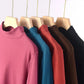 Plus Size Mock Neck T-Shirt - Long Sleeve, Warm Autumn/Winter Base Layer (XL-8XL)