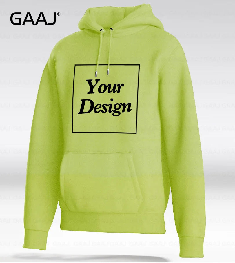 Custom Cotton Hoodie - Personalized Logo/Design Sweatshirt (Unisex)