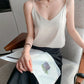 Real Silk V-Neck Camisole - Black & White, Spring/Summer 2023
