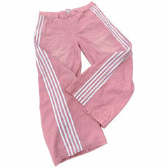 Y2K Striped Baggy Jeans - High-Waisted Gothic Hip-Hop Pants