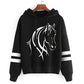 Horse Graphic Sweatshirt - Long Sleeve Casual Pullover