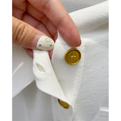 2024 Ice Silk Polo Top - Short Sleeve, Button Pocket Design