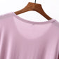 Plus Size Modal T-Shirt - Short Sleeve O-Neck Summer Top (XL-6XL)
