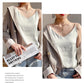 Real Silk V-Neck Camisole - Black & White, Spring/Summer 2023