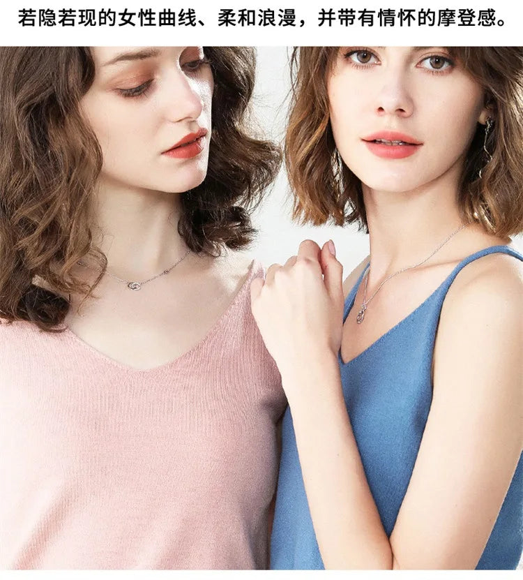 Cashmere Wool Camisole - V-Neck Knitted Base Vest (2023)