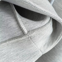 Oversized Zipper Hoodie - High Street Unisex Winter Sweatshirt