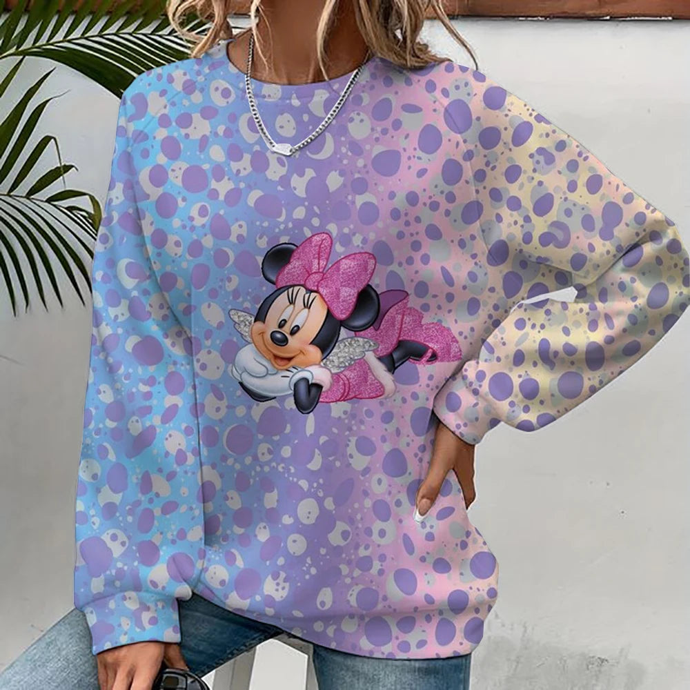 Disney Mickey Mouse Hoodie - Harajuku Style, Long Sleeve Sweatshirt
