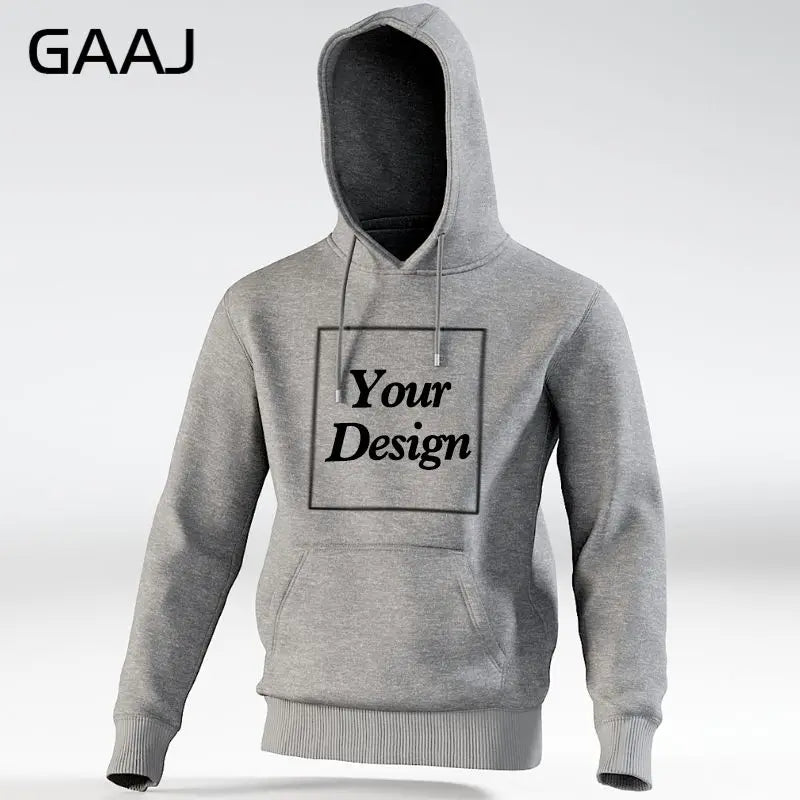 Custom Cotton Hoodie - Personalized Logo/Design Sweatshirt (Unisex)