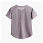 DRUR Quick-Dry Yoga Shirt - Round Neck, Short Sleeve Sportswear 2025