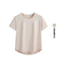 DRUR Quick-Dry Yoga Shirt - Round Neck, Short Sleeve Sportswear 2025