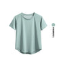 DRUR Quick-Dry Yoga Shirt - Round Neck, Short Sleeve Sportswear 2025