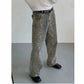 Leopard High-Waist Wide-Leg Jeans - Y2K Harajuku Streetwear Denim Pants for Women
