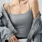 Spaghetti Strap Knit Camisole - Slim Fit Sleeveless Basic Tank
