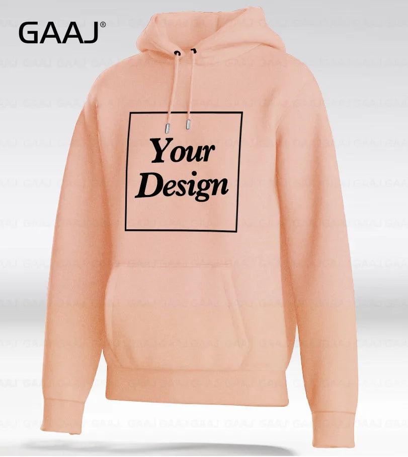 Custom Cotton Hoodie - Personalized Logo/Design Sweatshirt (Unisex)