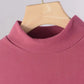 Plus Size Mock Neck T-Shirt - Long Sleeve, Warm Autumn/Winter Base Layer (XL-8XL)