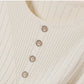 Elegant Knit V-Neck Tank Top - Sleeveless & Striped