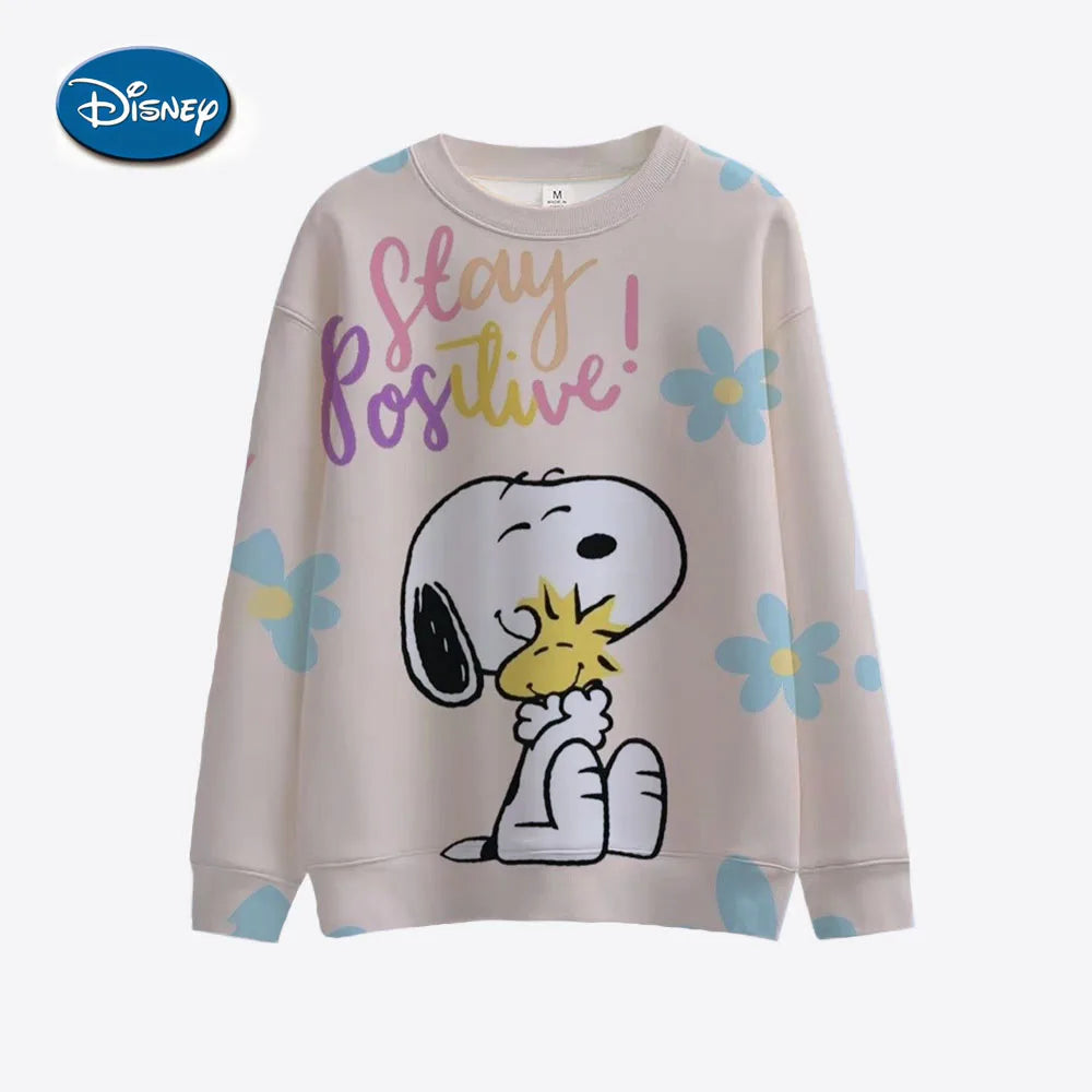 Disney Mickey Mouse Hoodie - Harajuku Style, Long Sleeve Sweatshirt