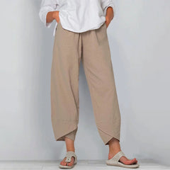 Vintage Cotton Linen Harem Pants – Effortless Comfort & Style