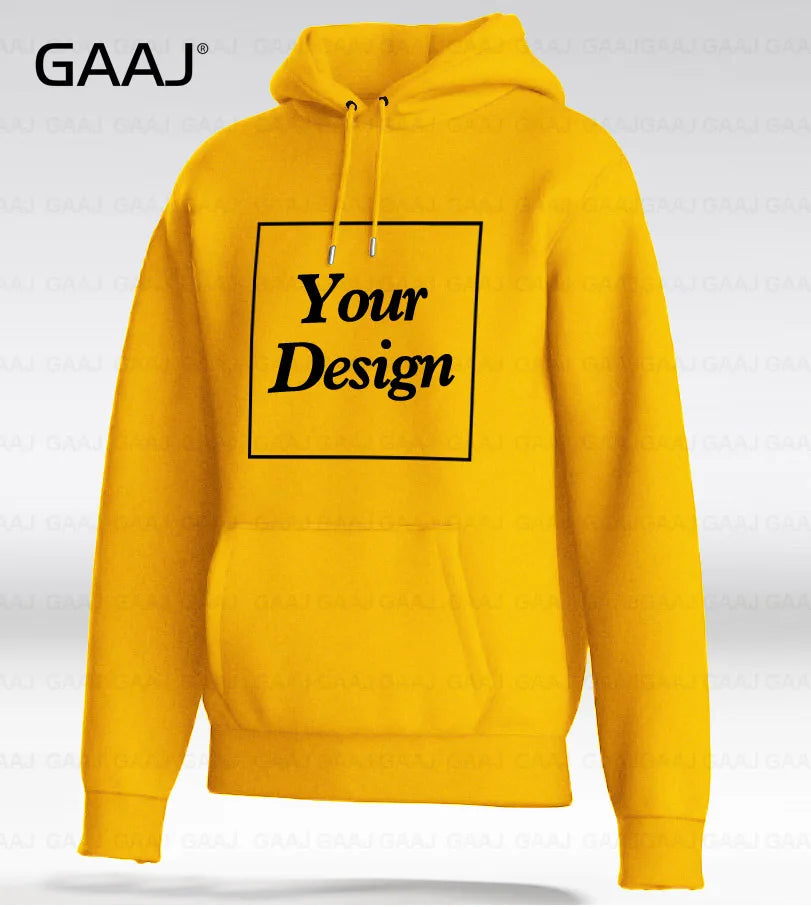 Custom Cotton Hoodie - Personalized Logo/Design Sweatshirt (Unisex)