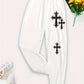 Crucifixion Print Drawstring Pants – Trendy & Versatile