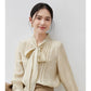 SENTUBILA Lyocell Lace-Up Blouse - Loose Fit Spring 2025 Office Shirt for Women