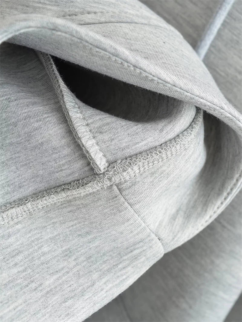 Oversized Zipper Hoodie - High Street Unisex Winter Sweatshirt